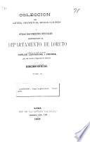 Colección de leyes, decretos, resoluciones i otros documentos oficiales referentes al departamento de Loreto