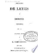 Colección de leyes, decretos y resoluciones