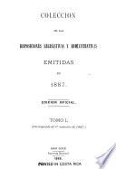 Coleccion de leyes y decretos