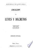 Coleccion de leyes y decretos