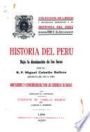 Colección de libros y documentos referentes a la historia del Perú