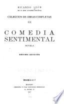 Coleccion de obras completas: Comedia sentimental
