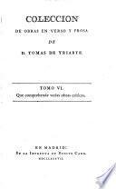 Coleccion De Obras En Verso Y Prosa
