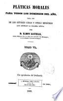 Colección de pláticas dominicales...