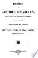 Coleccion escogida de obras no dramáticas de frey Lope Félix de Vega Carpio