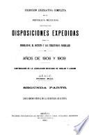 Coleccion legislativa completa de la Republica Mexicana con todas las disposiciones expedidas para la Federacion, el Distrito y los territorios federales
