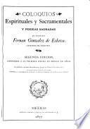 Coloquios espirituales y sacramentales y poesías sagradas