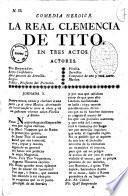 Comedia heroica, La real clemencia de Tito en tres actos