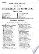 Comedia nueva: de los Monteros de Espinosa. [By Lope de Vega.]