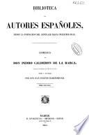 Comedias de Don Pedro Calderon de la Barca