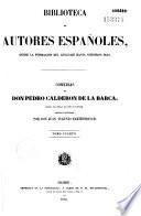 Comedias de Don Pedro Calderon de La Barca