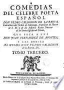 Comedias de Pedro Calderón de la Barca, 3