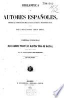 Comedias escogidas de Fray Gabriel Tellez (el maestro Tirso de Molina)
