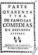 Comedias escogidas de los mejores ingenios de Espana