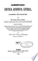 Comentario crítico, jurídico, literal, a las ochenta y tres Leyes de Toro