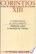 Comentarios al documento Reflexin sobre la identidad de Critas