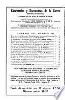 Comentarios y Documentos de la Guerra