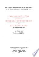Communications présentées au Congrès stendhalien de Civitavecchia (IIIe journée du Stendhal club)