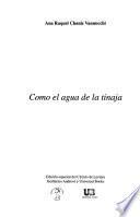Como el agua de la tinaja