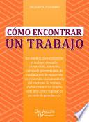 Cómo encontrar un trabajo