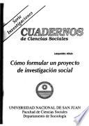 Como formular un proyecto de investigación social
