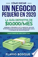 Cómo iniciar un negocio pequeño en #2020