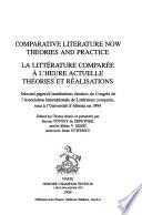 Comparative Literature Now