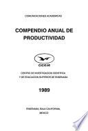 Compendio Anual de Productividad