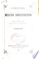 Compendio de derecho administrativo