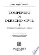 Compendio de derecho civil: Introducción, personas y familia