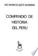 Compendio de historia del Perú