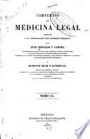 Compendio de medicina legal