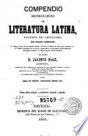 Compendio histórico-crítico de literatura latina