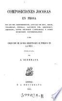 Composiciones jocosas en prosa ... coleccion publicada por A ..... Hermann