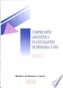 Comprensión lingüistica en estudiantes de primaria y ESO (9-15 años)