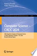 Computer Science – CACIC 2024
