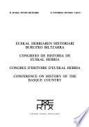 Conference on History of the Basque Country