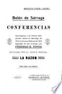 Conferencias sociológicas y de crítica religiosa