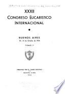 Congreso eucaristico internacional, Buenos Aires 10-14 de octubre de 1934