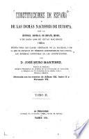 Constituciones de Espana y de las demás naciones de Europa