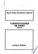 Constituciones de papel