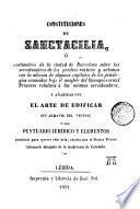 Constituciones de Sanctacilia o costumbres de la ciudad de Barcelona