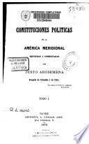 Constituciones políticas de la América meridional