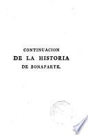 Continuacion de la Historia de Bonaparte