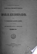 Continuación de la Historia de la Compañía de Jesus en Nueva España del P. Francisco Javier Alegre