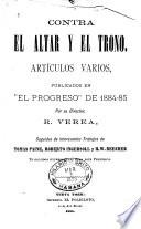 Contra el altar y el trono