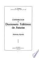 Contribución al Diccionario folklórico de Asturias: Antroxu-Apodo