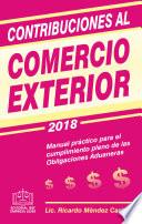 CONTRIBUCIONES AL COMERCIO EXTERIOR 2018