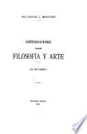Conversaciones sobre filosofía y arte (de mi diario)