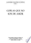 Coplas que no son de amor